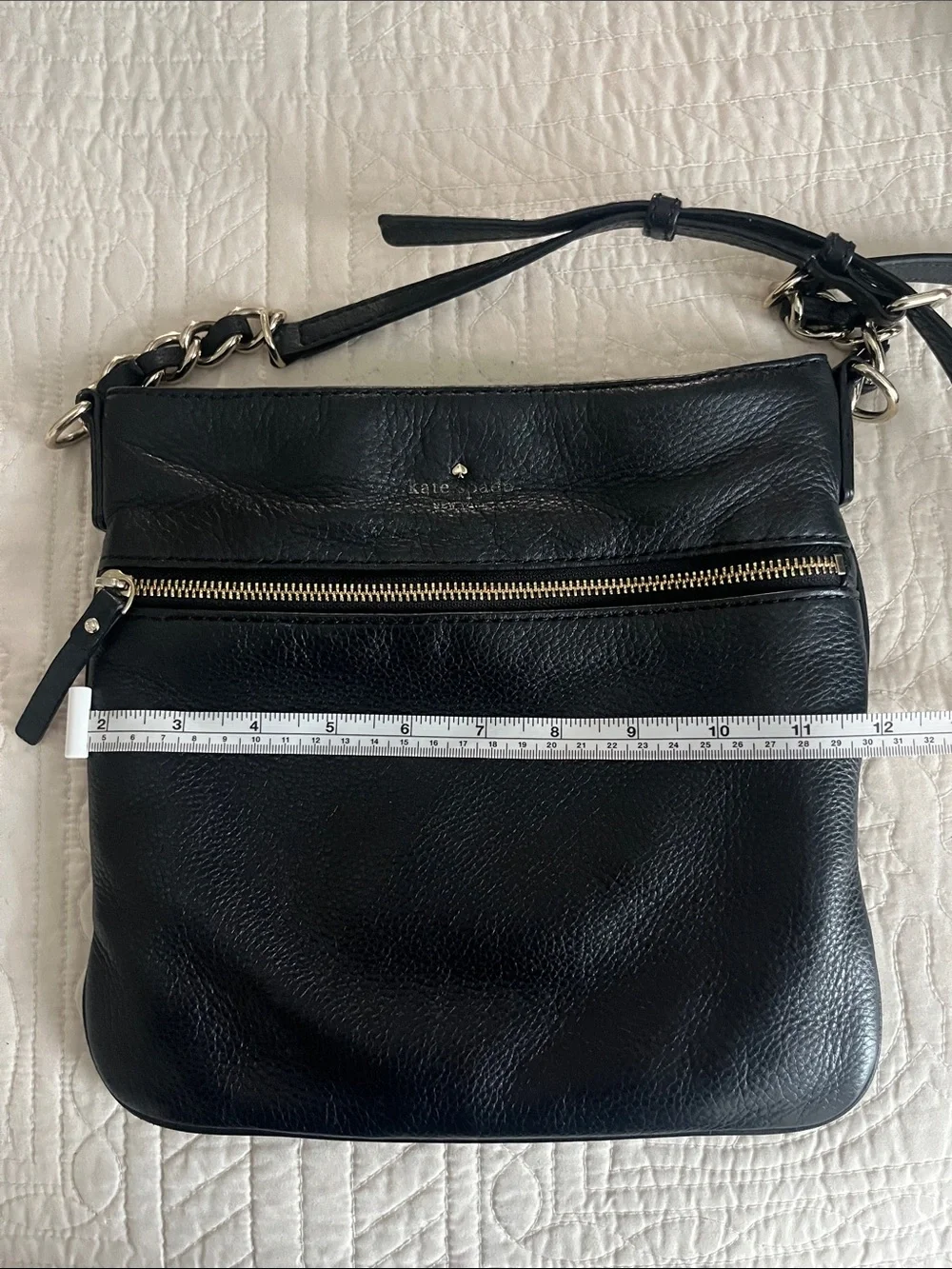 Kate Spade New York Cobble Hill Ellen Black Leather Crossbody Bag